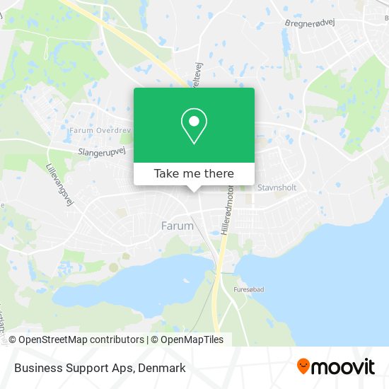 Business Support Aps map
