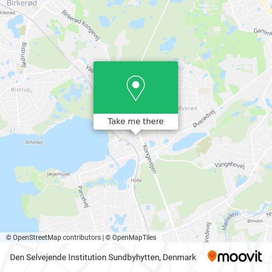 Den Selvejende Institution Sundbyhytten map