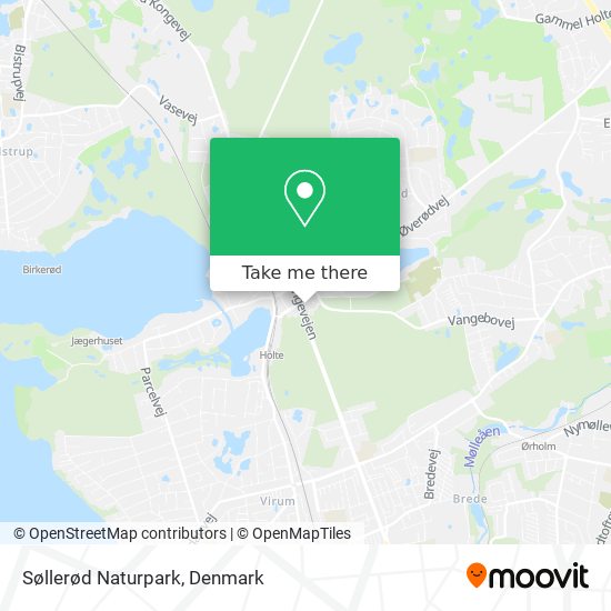 Søllerød Naturpark map