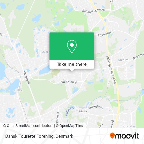 Dansk Tourette Forening map