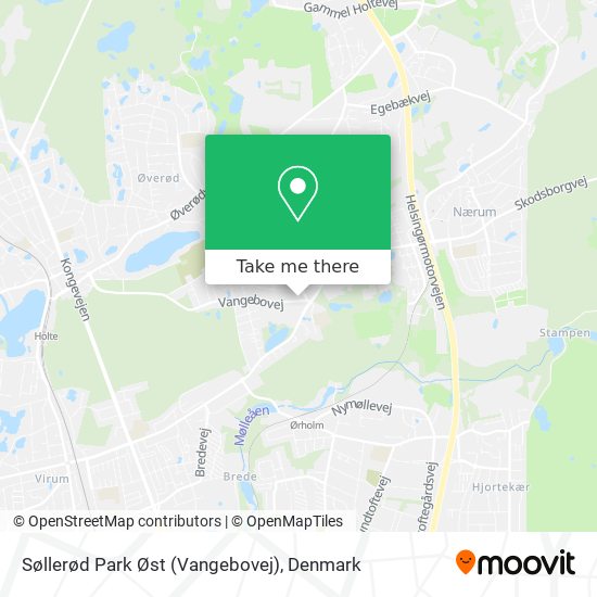 Søllerød Park Øst (Vangebovej) map