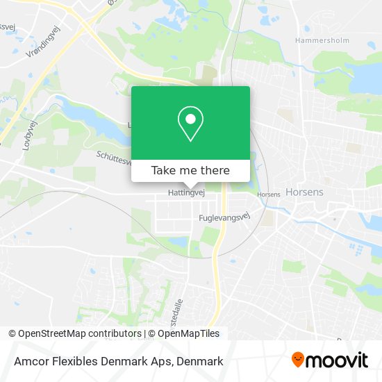 Amcor Flexibles Denmark Aps map