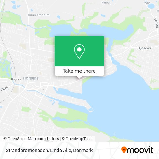 Strandpromenaden/Linde Allé map
