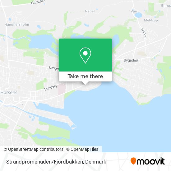 Strandpromenaden/Fjordbakken map