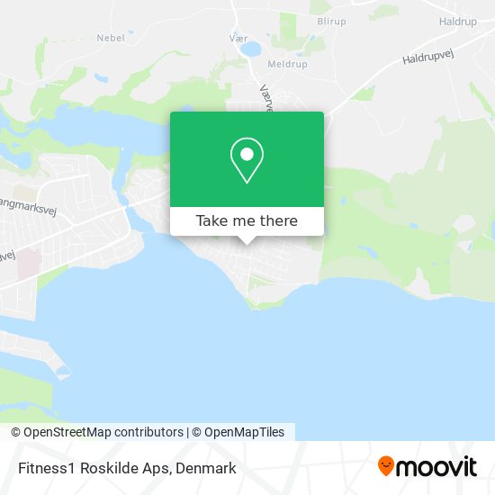 Fitness1 Roskilde Aps map