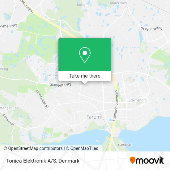 Tonica Elektronik A/S map