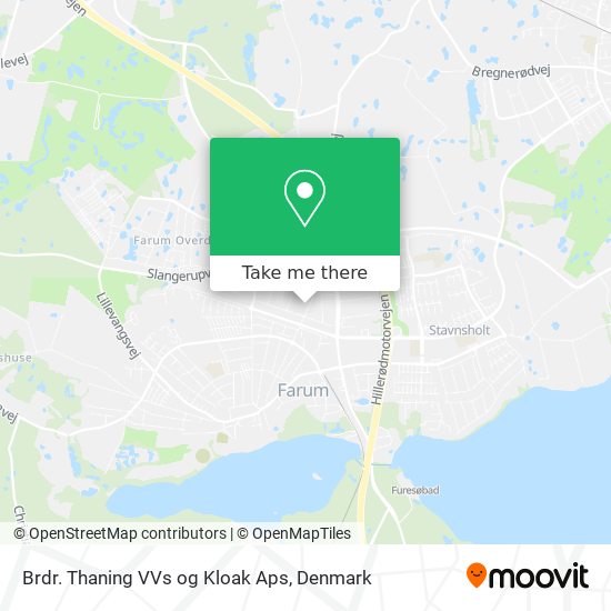 Brdr. Thaning VVs og Kloak Aps map