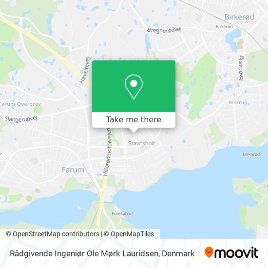 Rådgivende Ingeniør Ole Mørk Lauridsen map