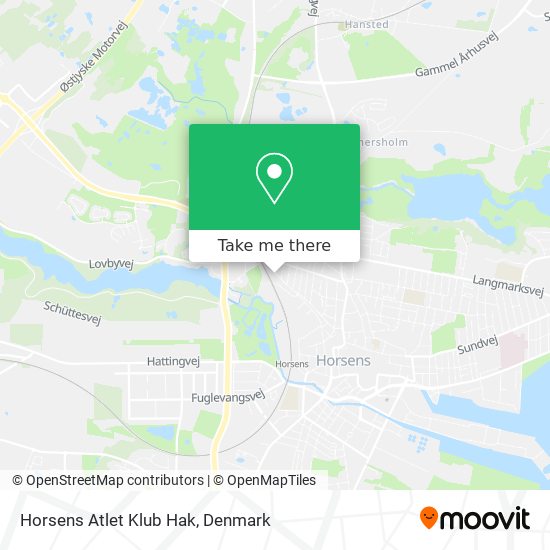 Horsens Atlet Klub Hak map