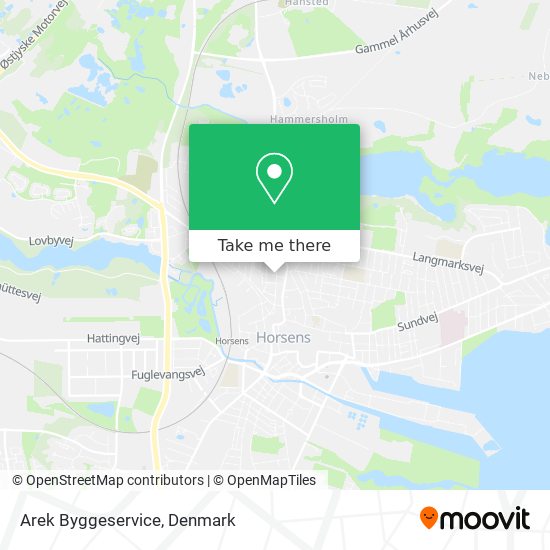 Arek Byggeservice map