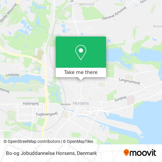 Bo-og Jobuddannelse Horsens map