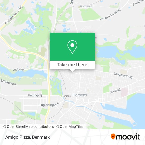 Amigo Pizza map