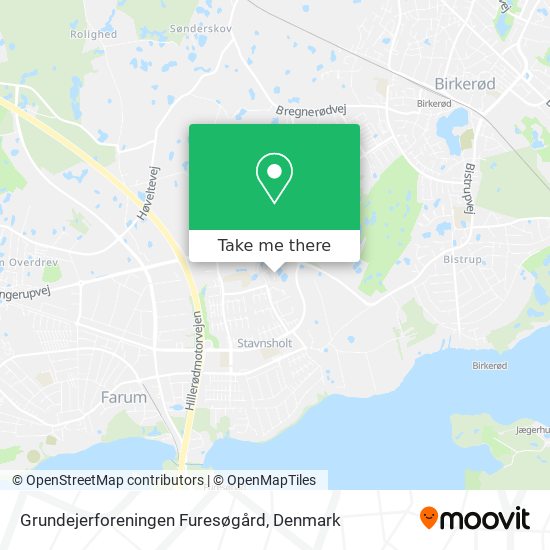 Grundejerforeningen Furesøgård map
