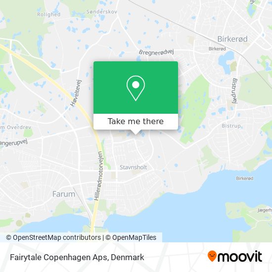Fairytale Copenhagen Aps map