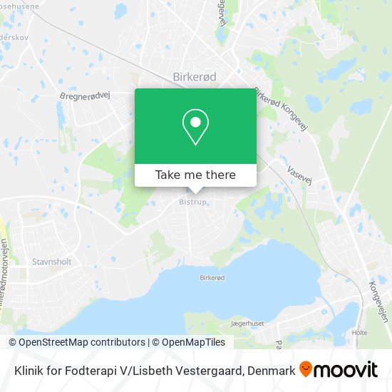 Klinik for Fodterapi V / Lisbeth Vestergaard map
