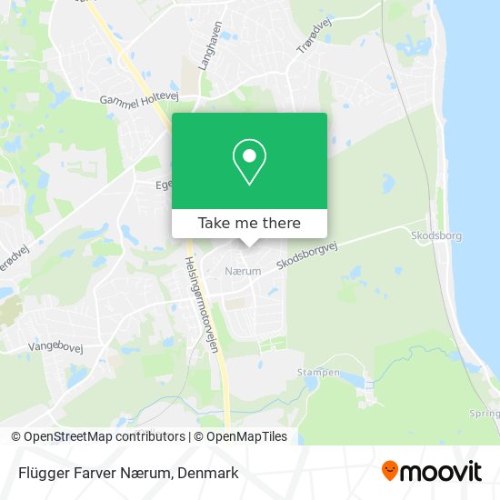 Flügger Farver Nærum map