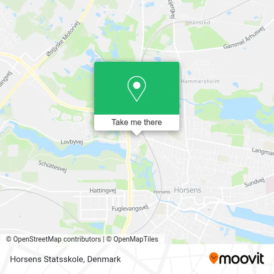 Horsens Statsskole map