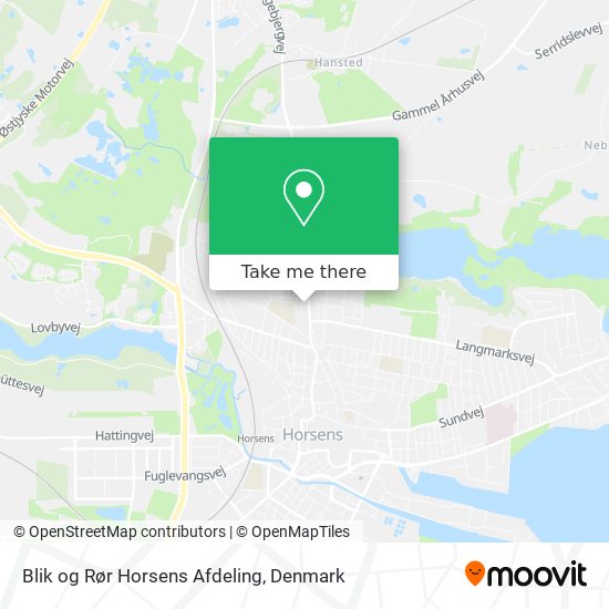 Blik og Rør Horsens Afdeling map