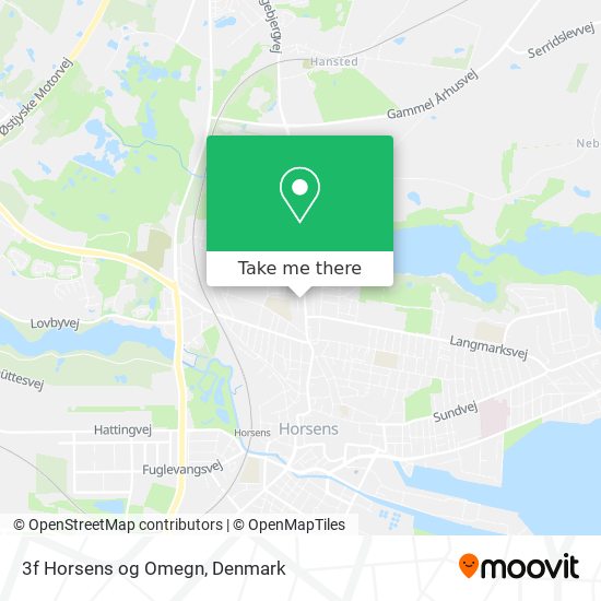 3f Horsens og Omegn map