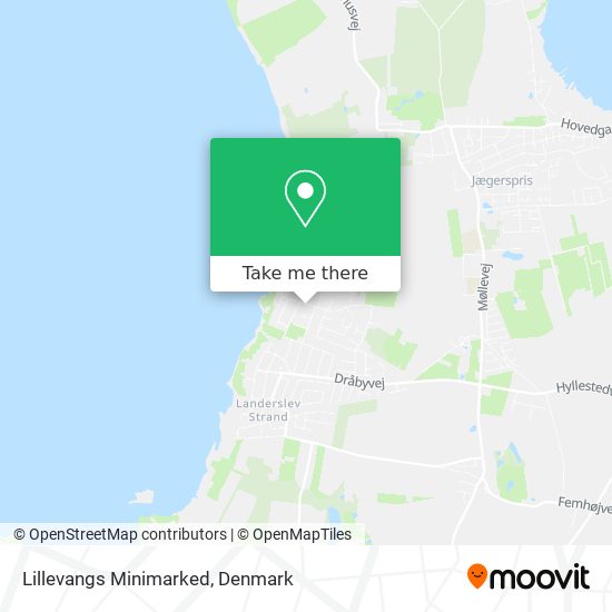 Lillevangs Minimarked map