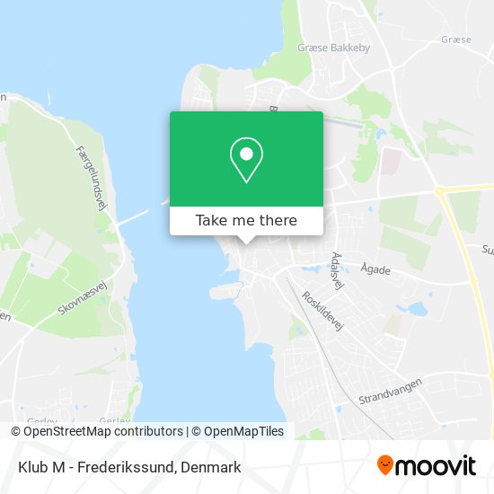 Klub M - Frederikssund map