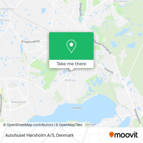 Autohuset Hørsholm A/S map