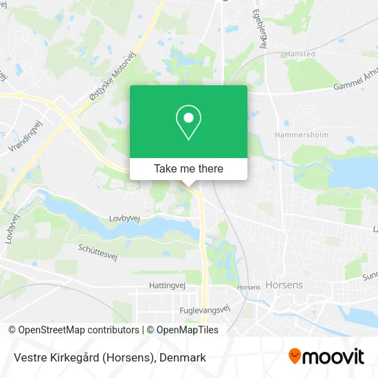 Vestre Kirkegård (Horsens) map