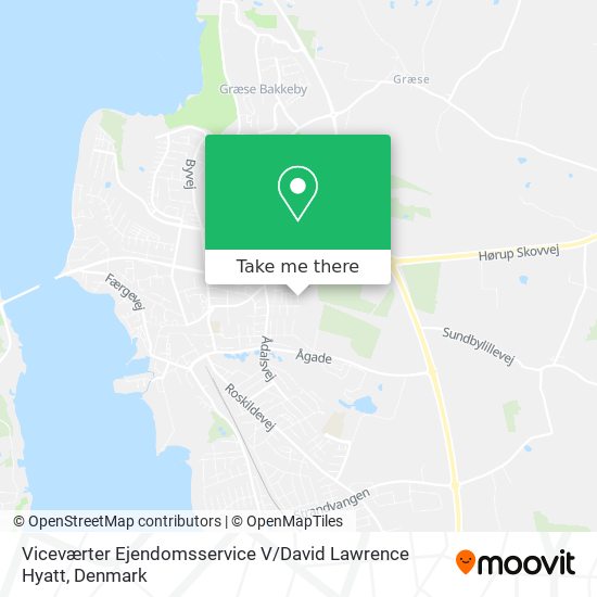 Viceværter Ejendomsservice V / David Lawrence Hyatt map