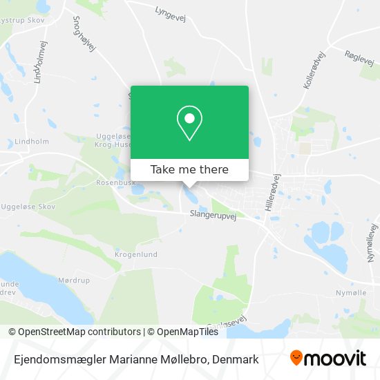 Ejendomsmægler Marianne Møllebro map