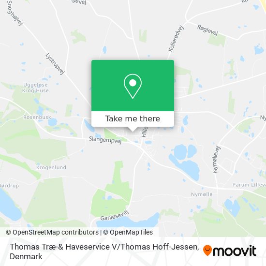 Thomas Træ-& Haveservice V / Thomas Hoff-Jessen map