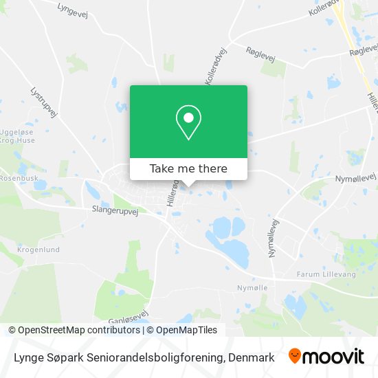 Lynge Søpark Seniorandelsboligforening map