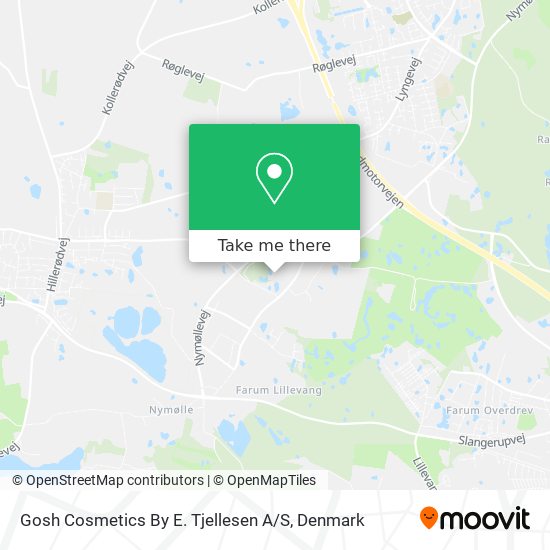 Gosh Cosmetics By E. Tjellesen A / S map