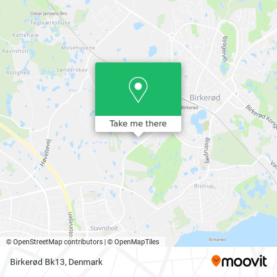 Birkerød Bk13 map