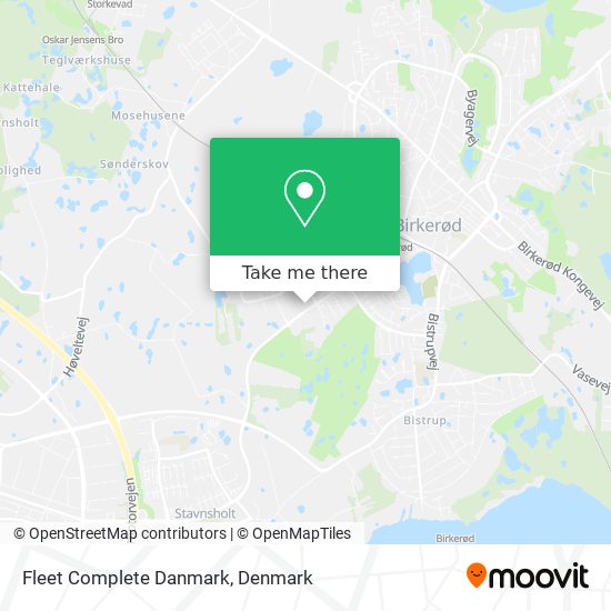 Fleet Complete Danmark map