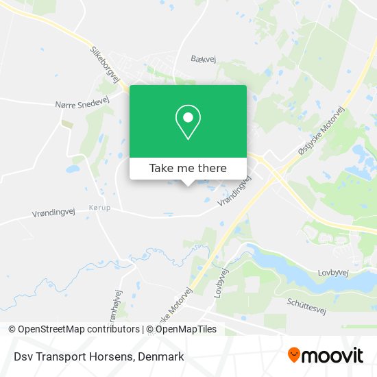 Dsv Transport Horsens map