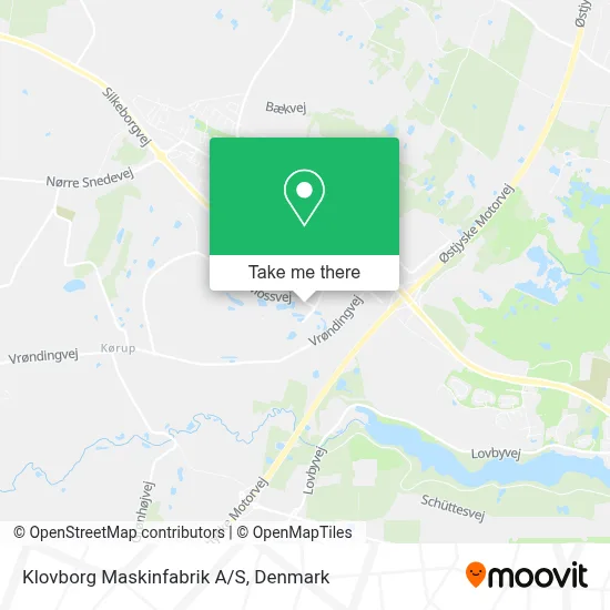 Klovborg Maskinfabrik A/S map