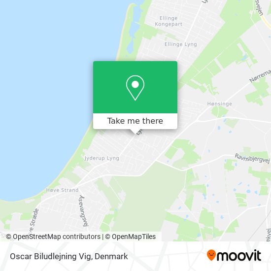 Oscar Biludlejning Vig map