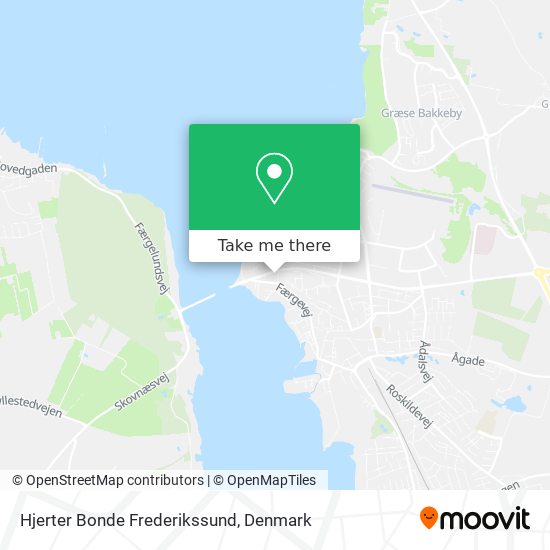 Hjerter Bonde Frederikssund map