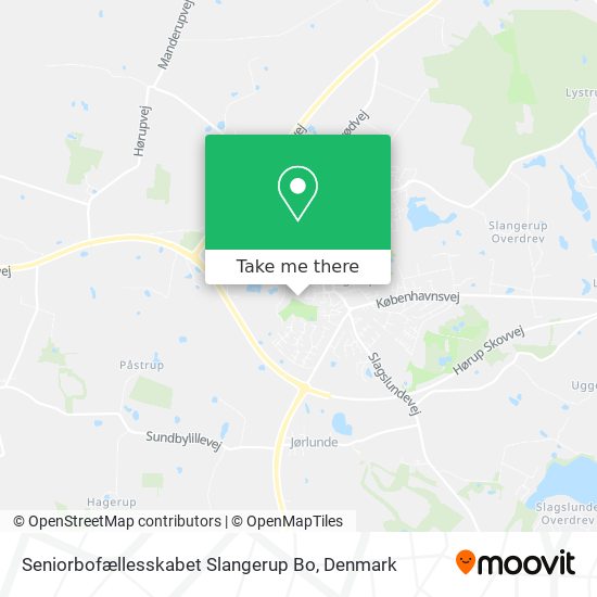 Seniorbofællesskabet Slangerup Bo map