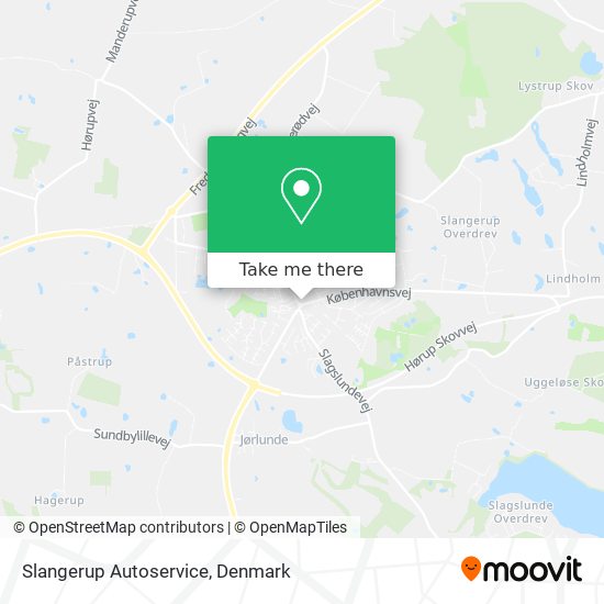 Slangerup Autoservice map