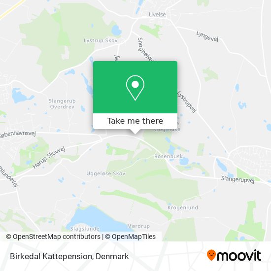 Birkedal Kattepension map