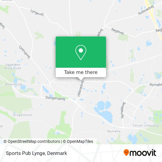 Sports Pub Lynge map