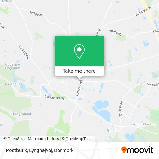 Postbutik, Lynghøjvej map