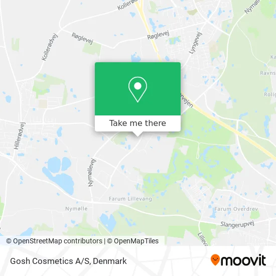 Gosh Cosmetics A/S map