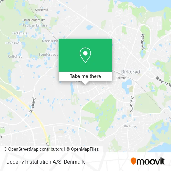 Uggerly Installation A/S map