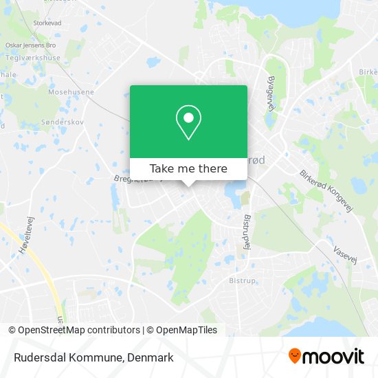 Rudersdal Kommune map