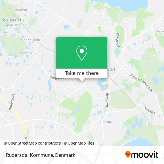 Rudersdal Kommune map