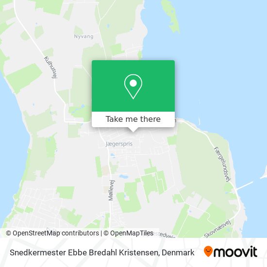 Snedkermester Ebbe Bredahl Kristensen map