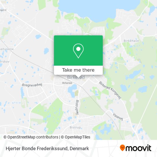 Hjerter Bonde Frederikssund map