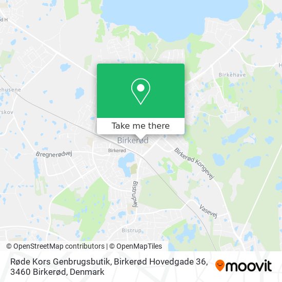 Røde Kors Genbrugsbutik, Birkerød Hovedgade 36, 3460 Birkerød map